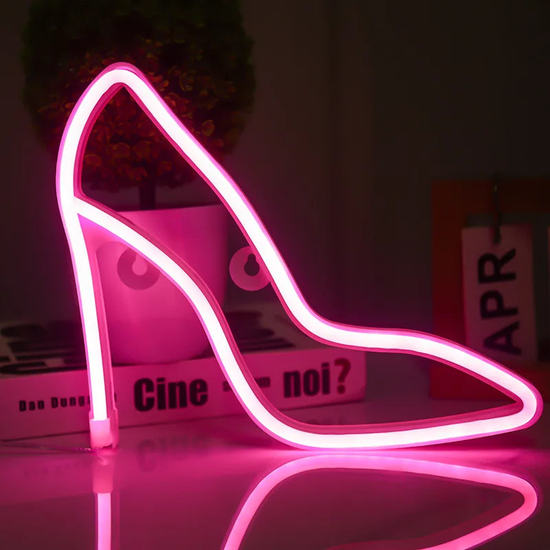 Lampada da parete LED al neon moderna
