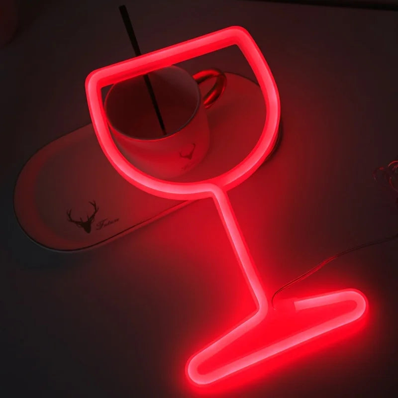 Lampada da parete LED al neon moderna