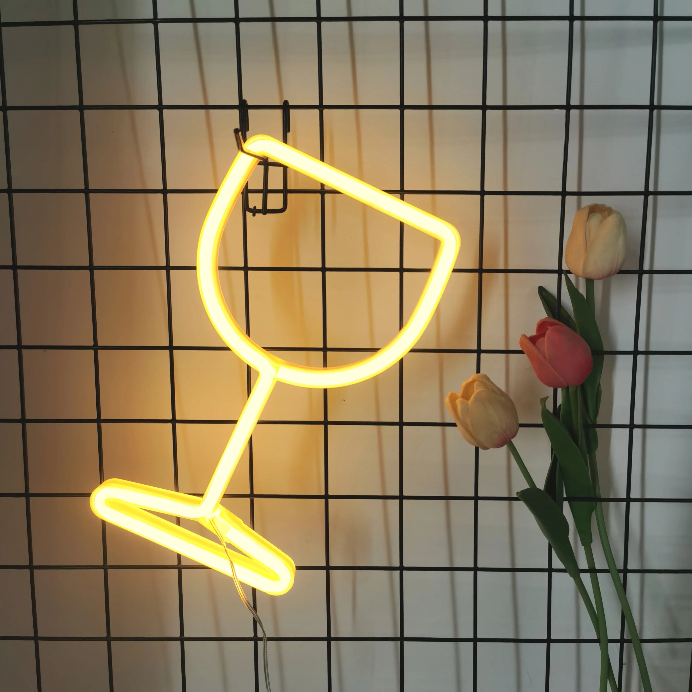 Lampada da parete LED al neon moderna