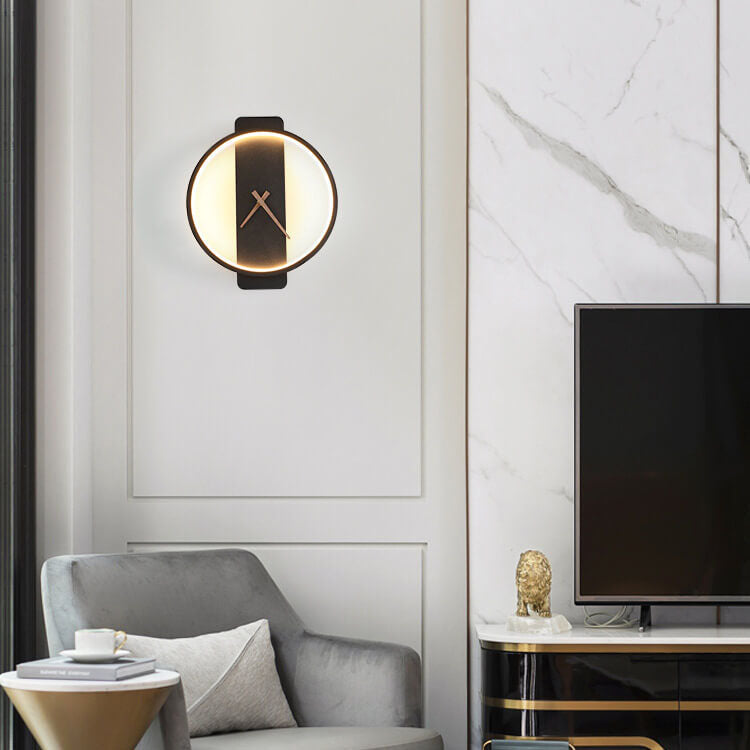 Orologio da parete moderno con illuminazione LED