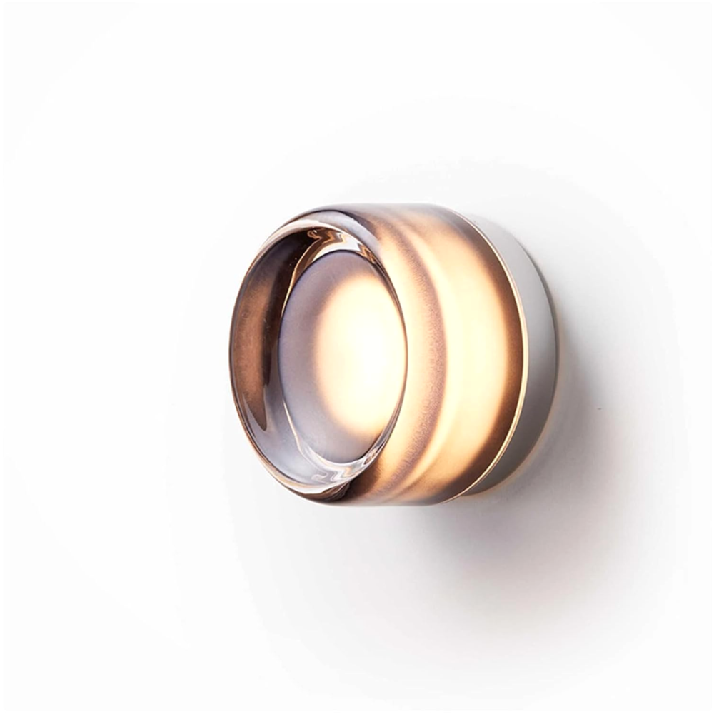 Moderne Wandlamp met Glazen Schijf