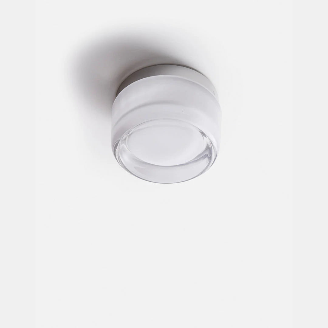 Moderne Wandlamp met Glazen Schijf