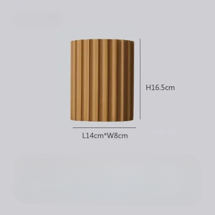Moderne cilinderwandlamp met ribben