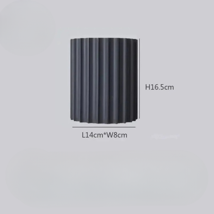 Moderne cilinderwandlamp met ribben