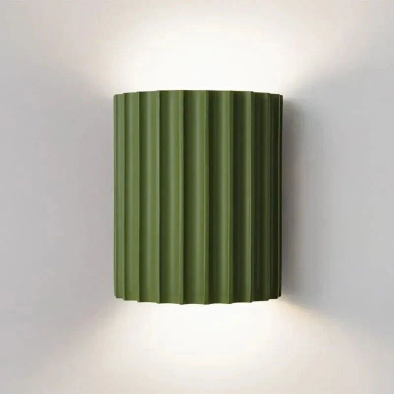Lampada da parete LED moderna scanalata
