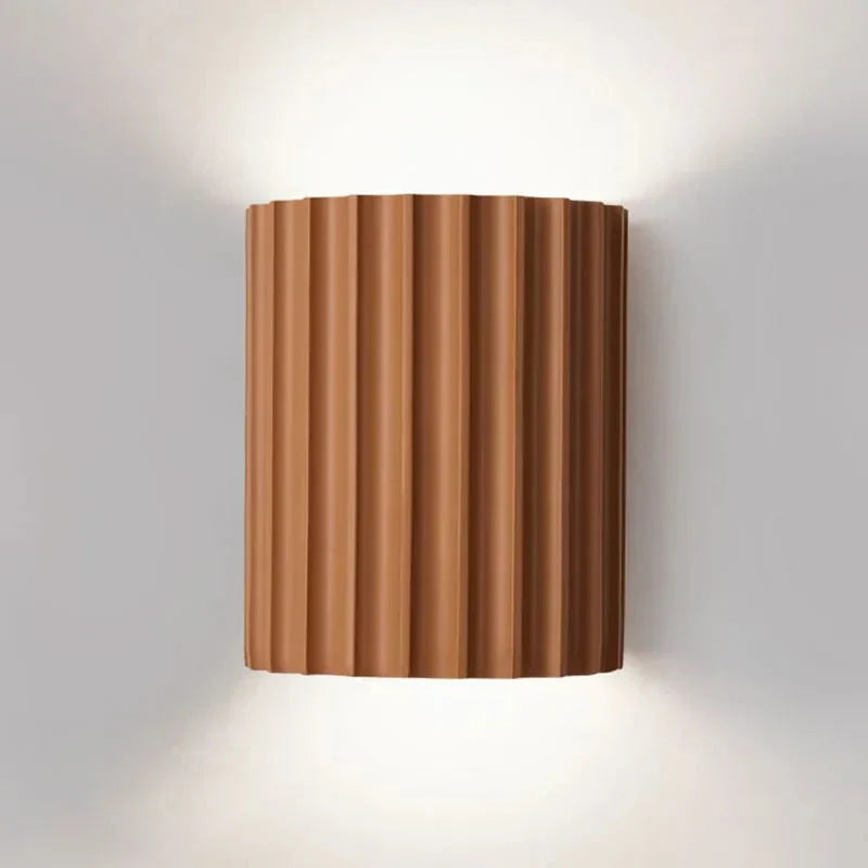Lampada da parete LED moderna scanalata