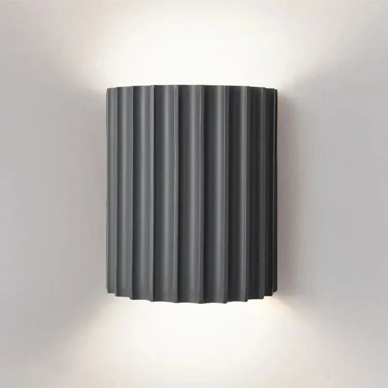 Lampada da parete LED moderna scanalata