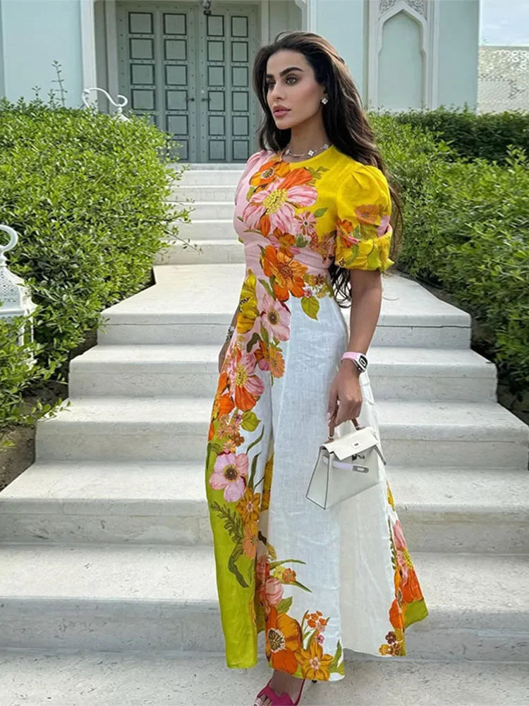 Fleurora Elegant Summer Dress