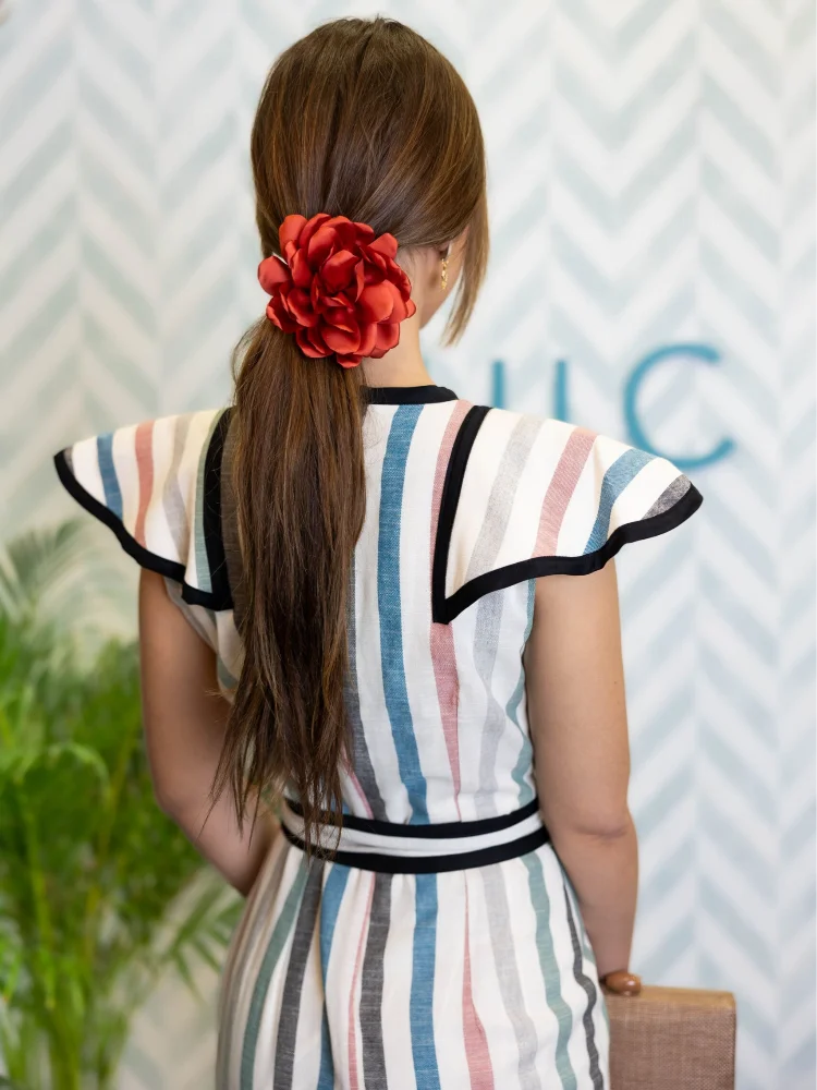 Fashionable Midi Jurk Met Multicolored van Elegant Wear