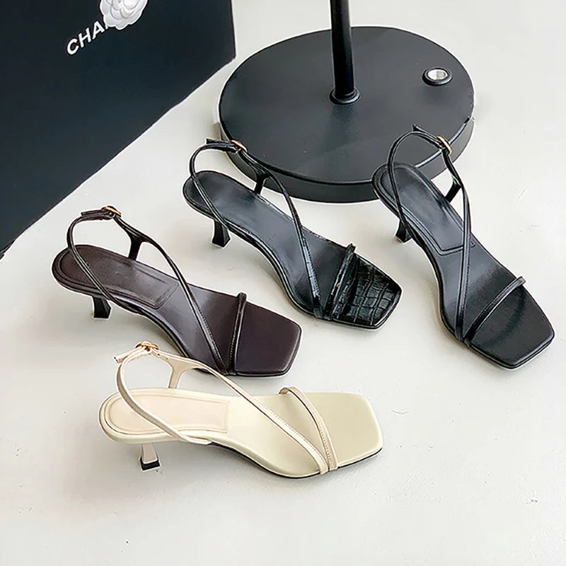 Glamour Riemen Sommer Sandalen von ChicMode