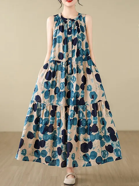 Vintage Polka Dot Zomerjurk van StyleAura