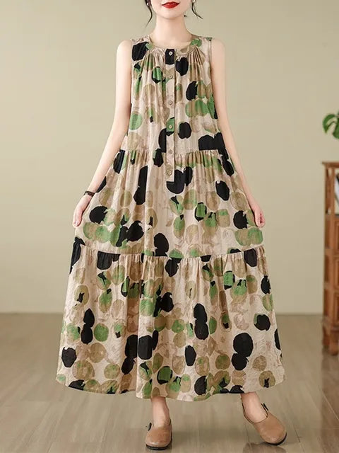 Vintage Polka Dot Zomerjurk van StyleAura