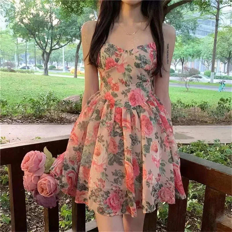 Bloemen A-lijn Zomerjurk door Chique Vrouw