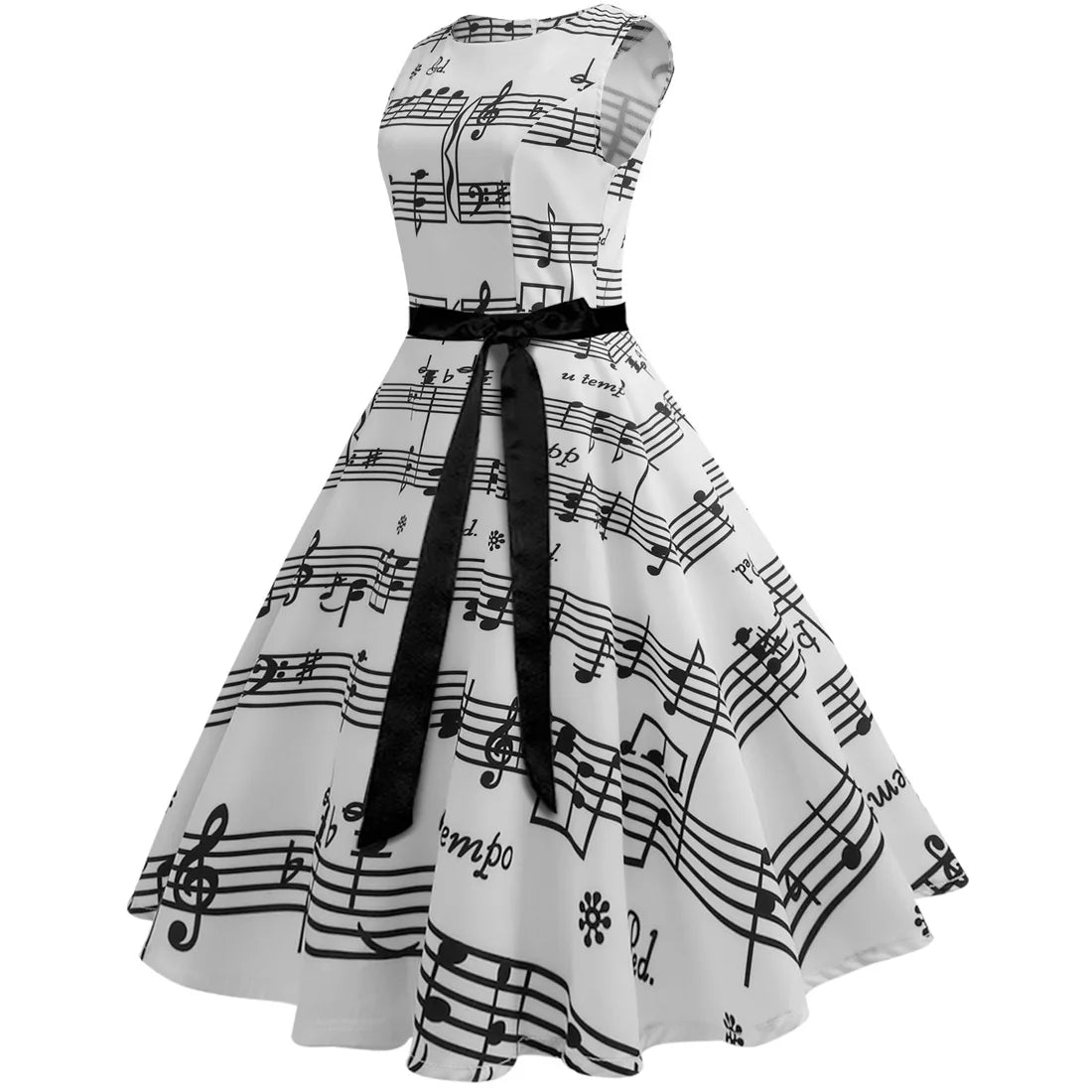 Elegante Abito Musicale Estivo