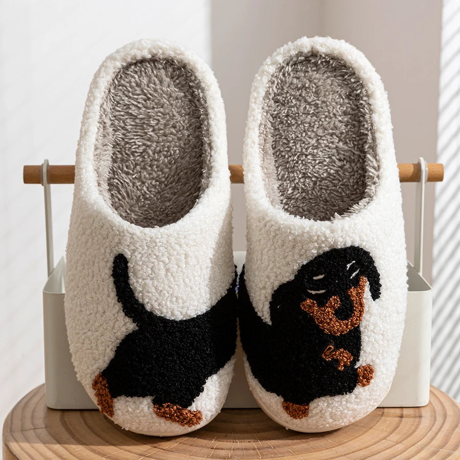 Nadia | Pantoffels met hondenmotief voor comfort en warmte