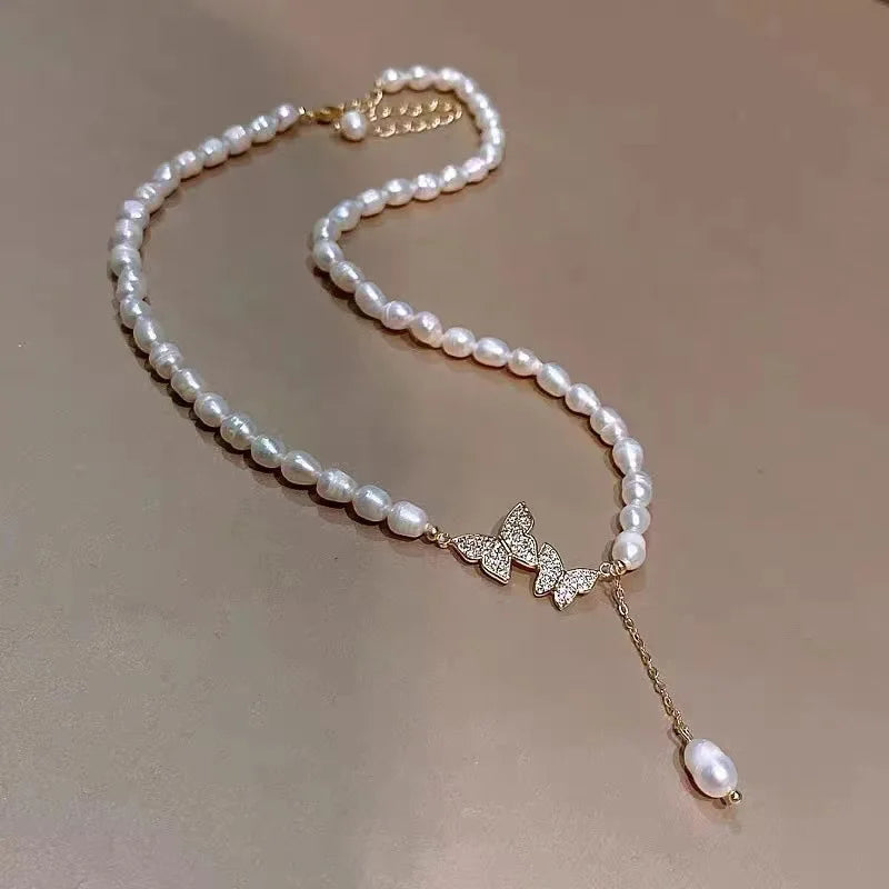 Nova Parels en Vlinders Ketting