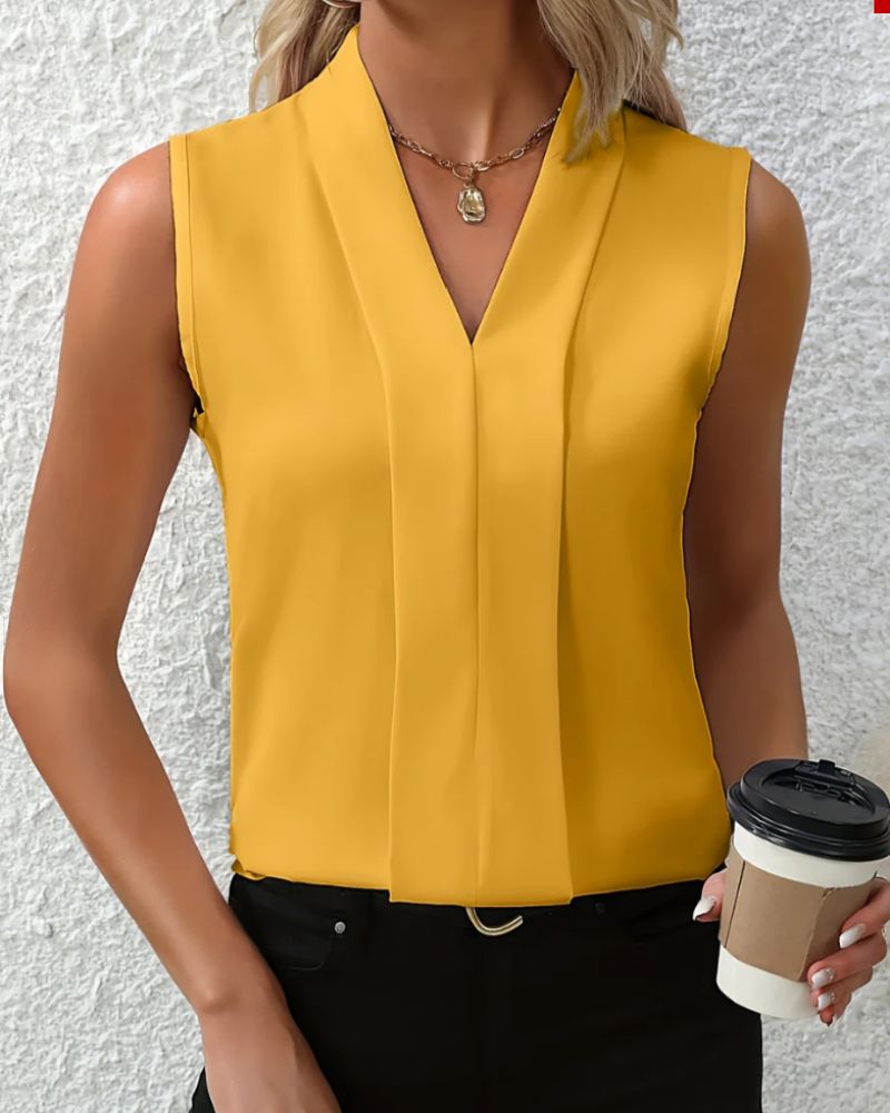 Nicole | Top casual ampio con scollo a V