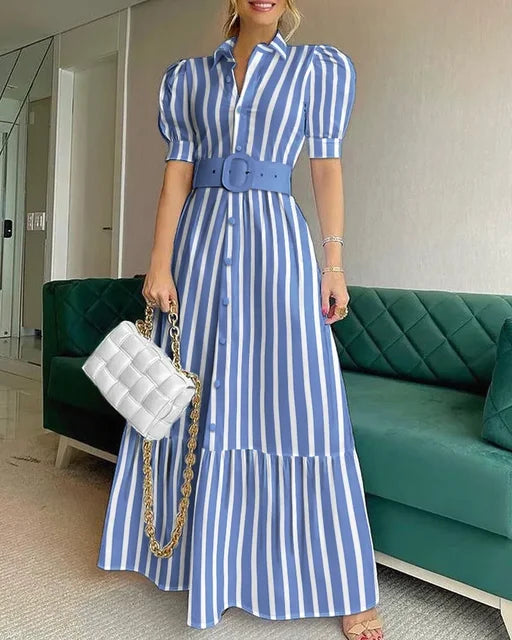 Luxe Lange Jurk voor Dames van Stella Mode