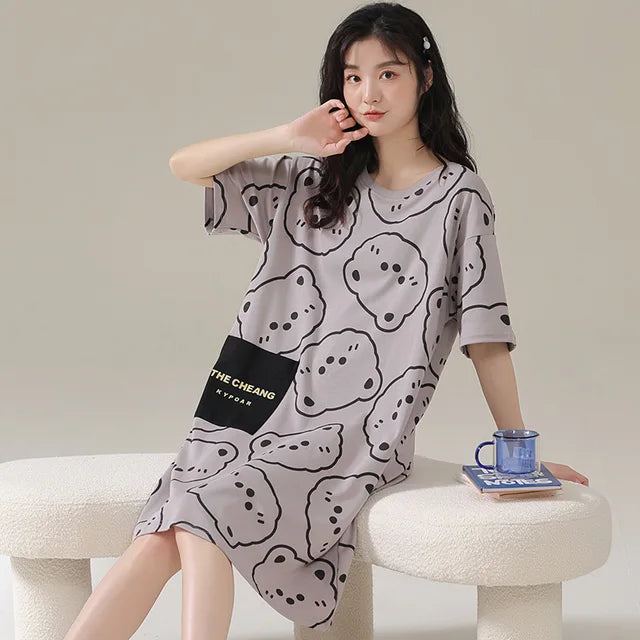 DreamWear Dames Nacht's Rust Jurk