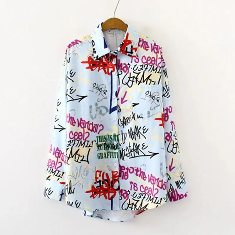FloraChique Elegante Drukpatroon Damesblouse