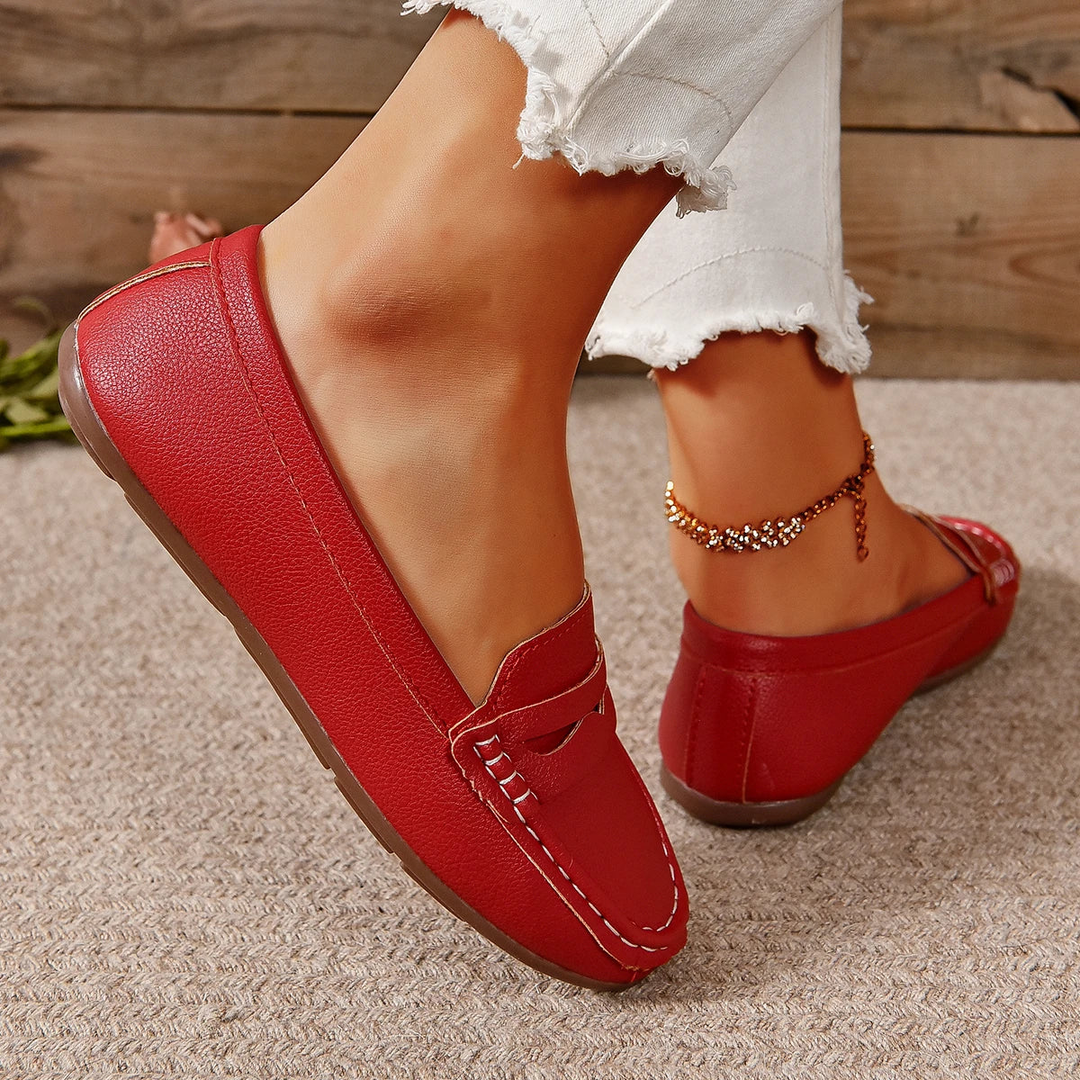 Luxe Comfort Zomer Flats van Aurora Stijl
