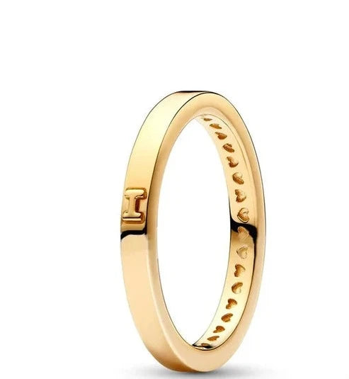 Glimmende Liebe Silberner Ring