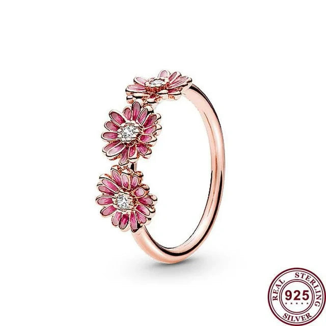 Glimmende Liebe Silberner Ring