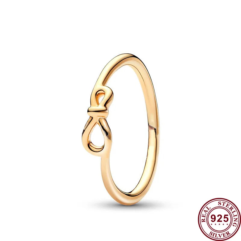 Glimmende Liebe Silberner Ring