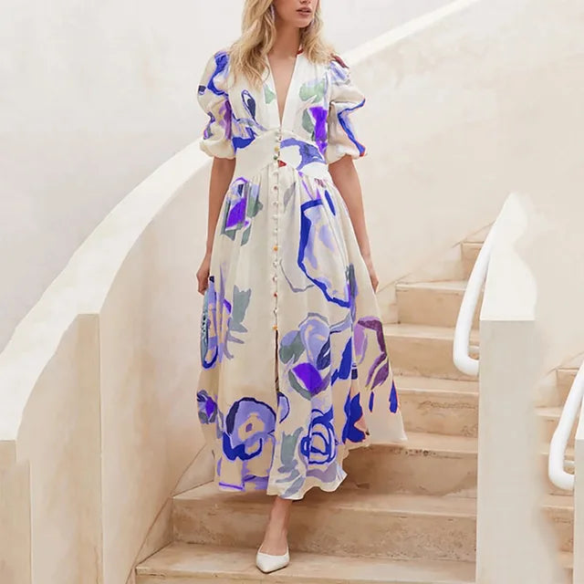OceanBliss Freizeit Damen Strandkleid 2024