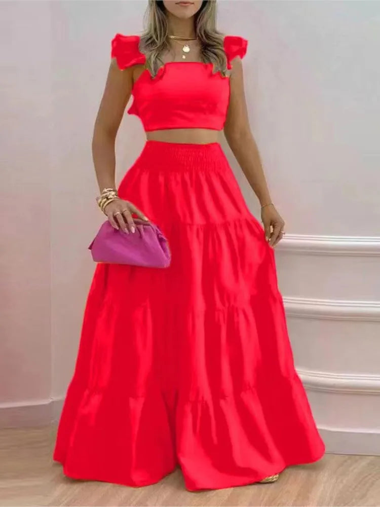 LushStyle elegante vestito a due pezzi