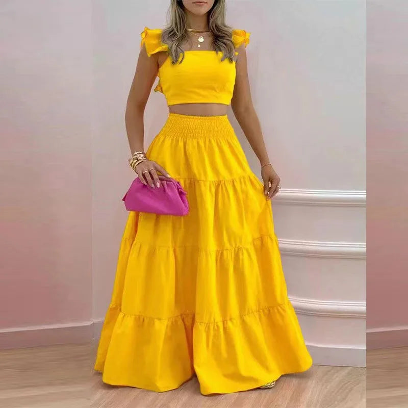 LushStyle elegante vestito a due pezzi