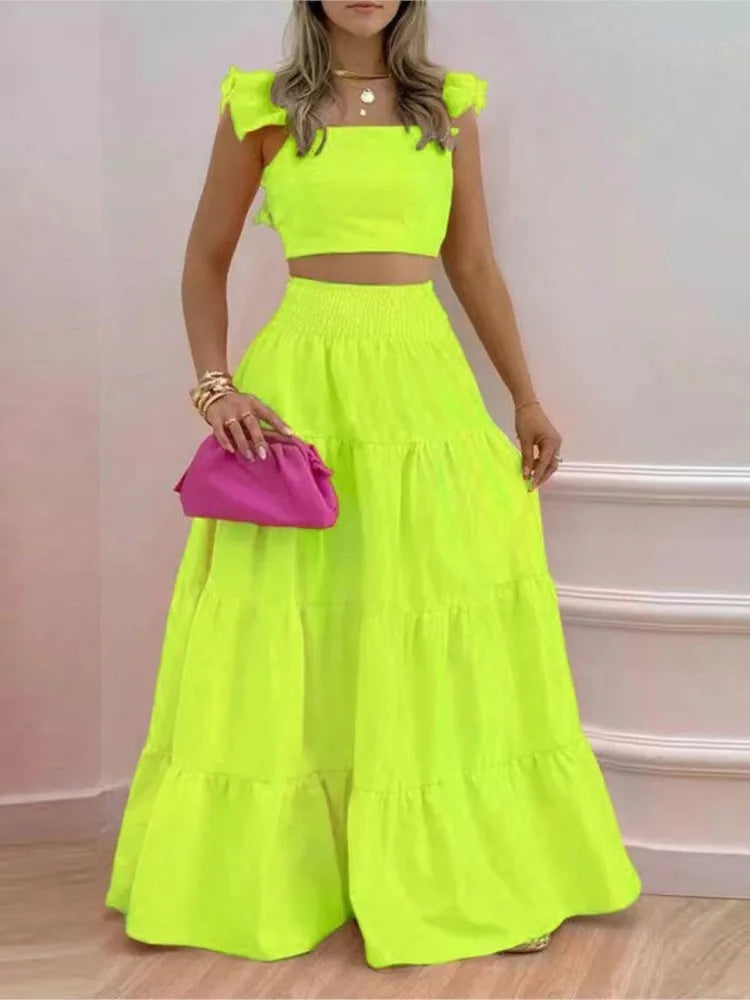 LushStyle elegante vestito a due pezzi
