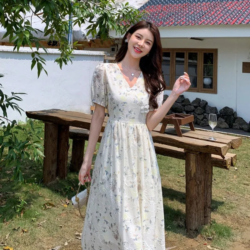 Enchanting Summer Chiffon Fairy Dress