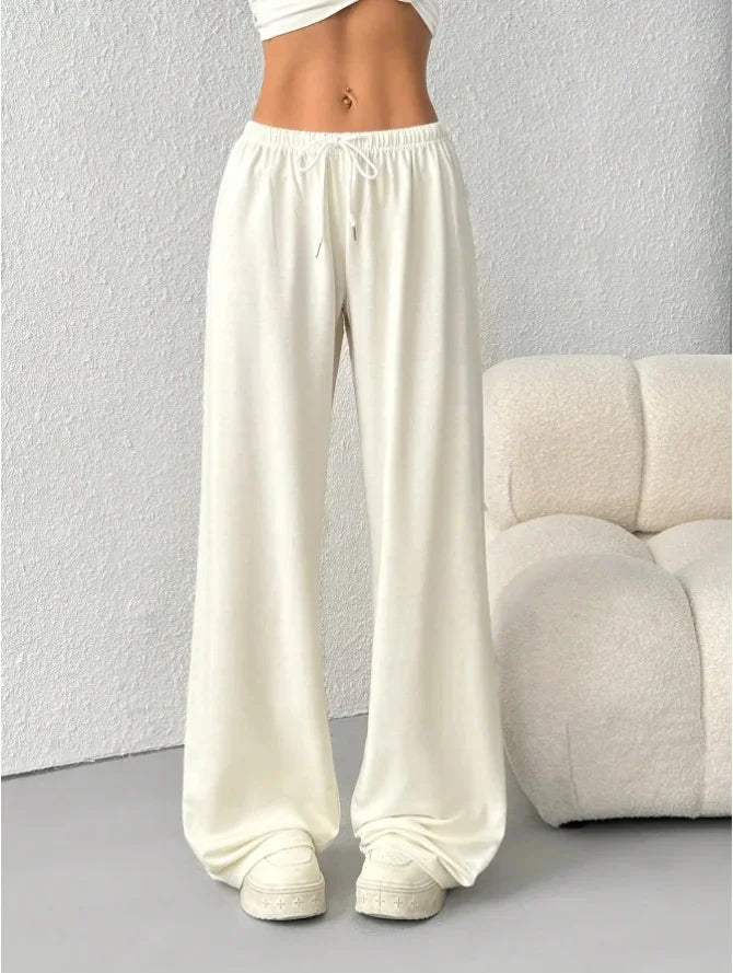 Nora | Casual effen joggingbroek