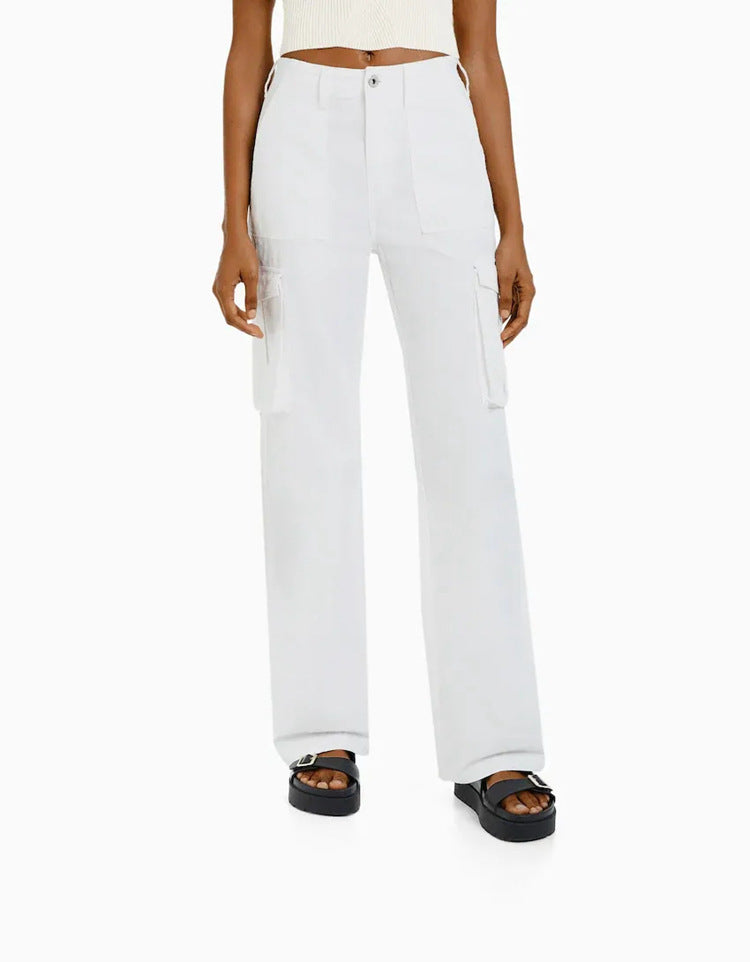 FijnVrouw Pantaloni Avventura di Lino di Lusso