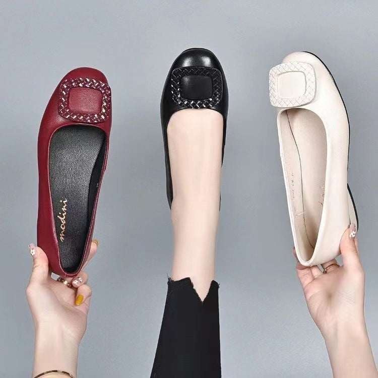 Mirella Leather Ortho Shoes for Style