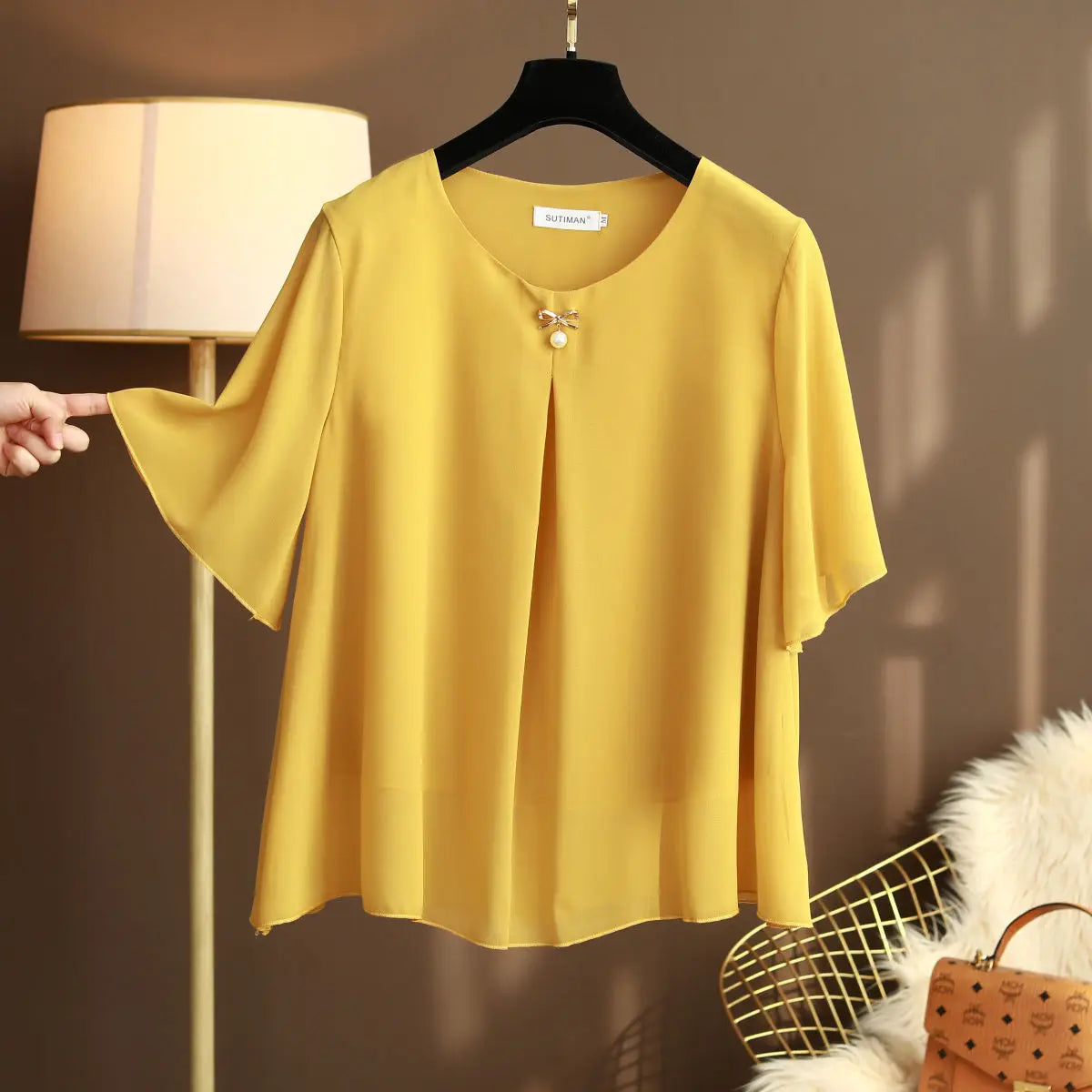Zomerse Chiffon Blouses - De Ideale Keuze voor Vrouwen met Overgewicht!