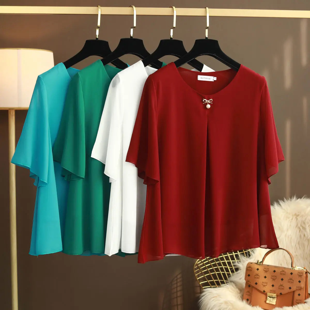 Zomerse Chiffon Blouses - De Ideale Keuze voor Vrouwen met Overgewicht!