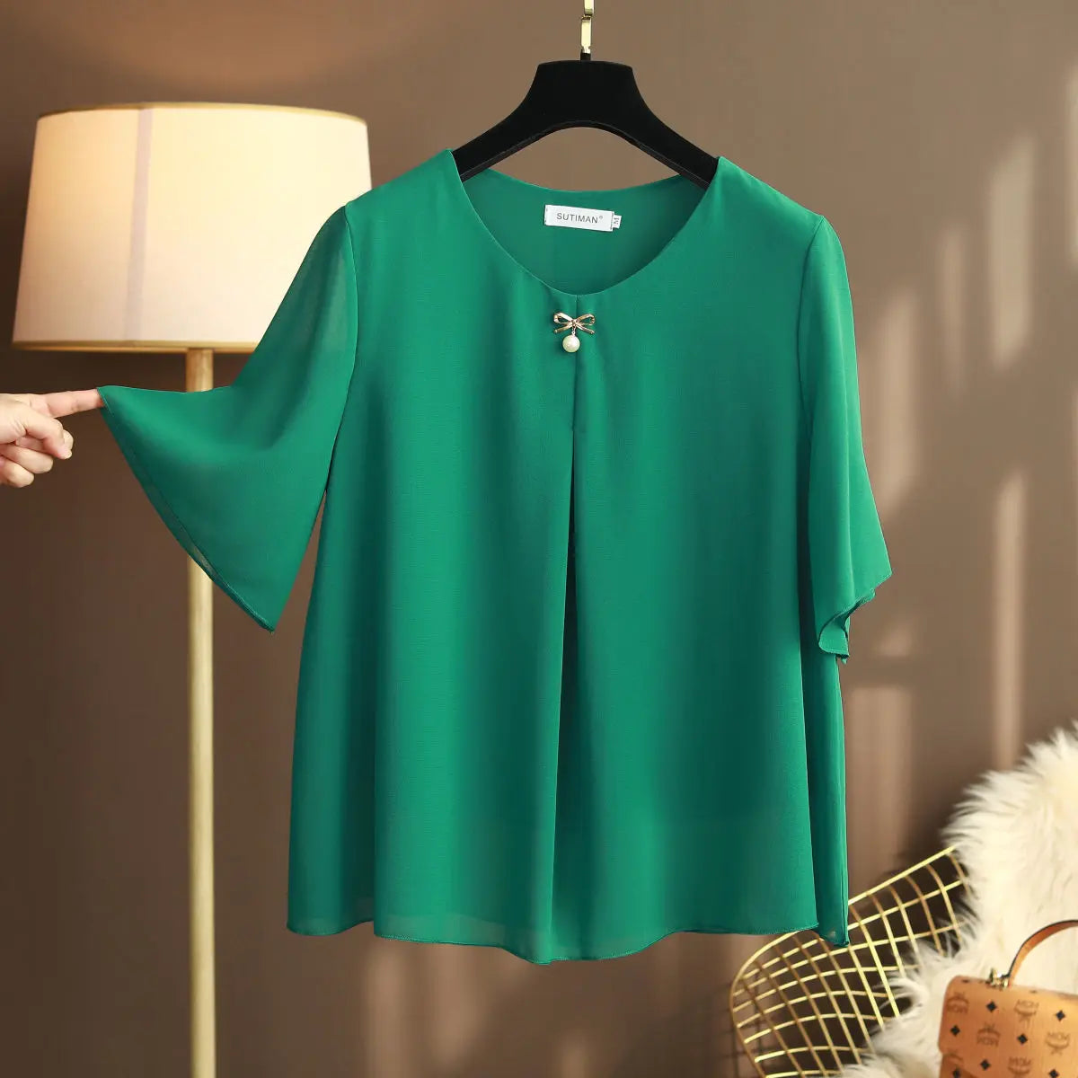 Zomerse Chiffon Blouses - De Ideale Keuze voor Vrouwen met Overgewicht!