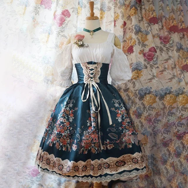 Incantevole vestito Dirndl per Oktoberfest