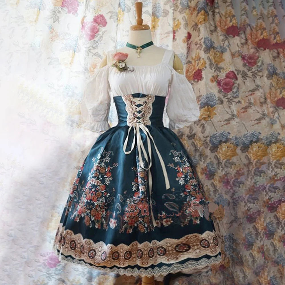Incantevole vestito Dirndl per Oktoberfest