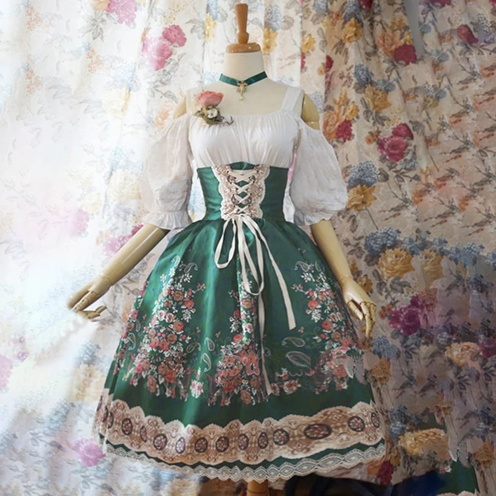 Incantevole vestito Dirndl per Oktoberfest