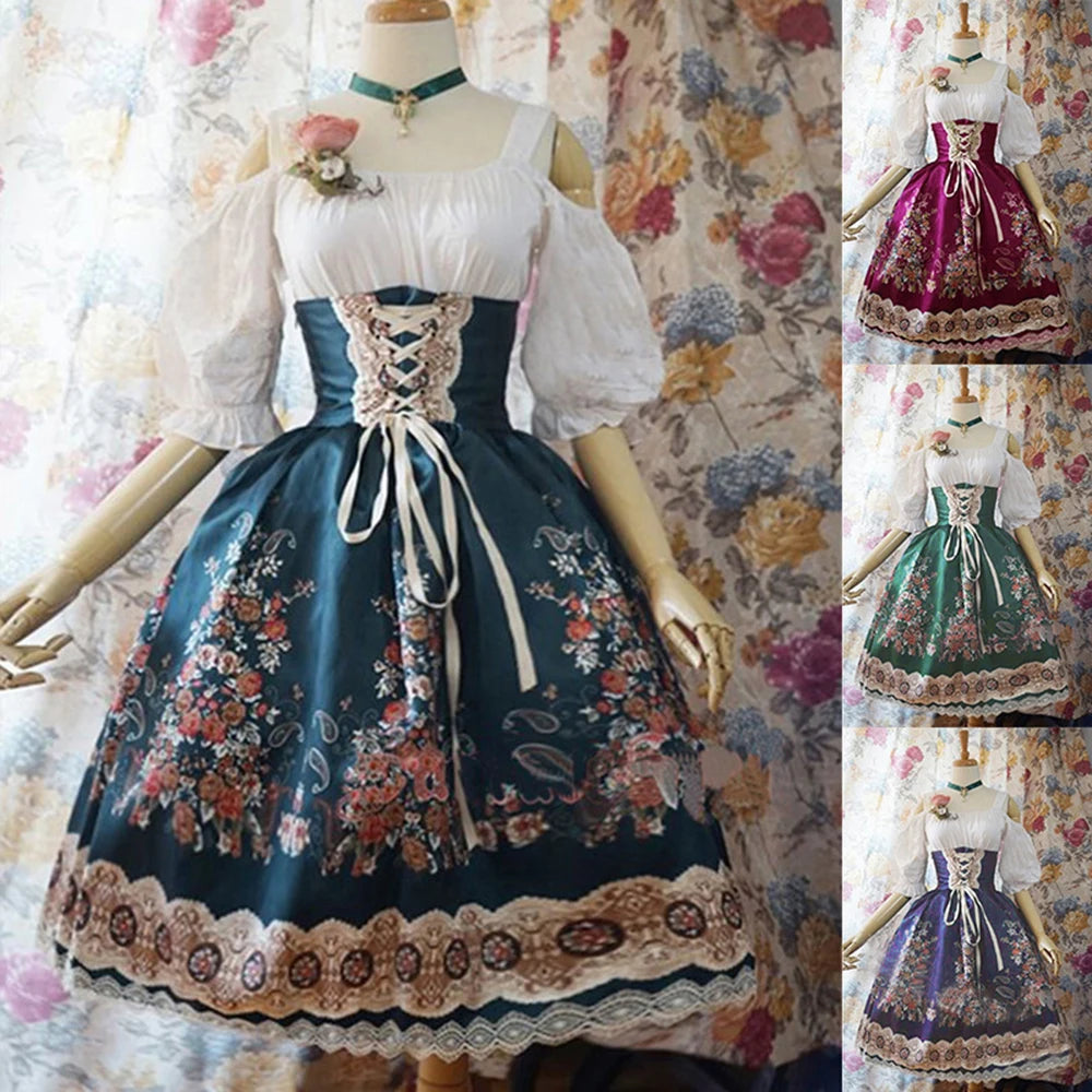 Incantevole vestito Dirndl per Oktoberfest