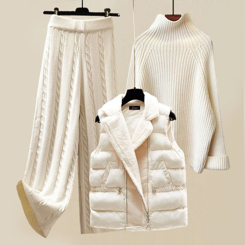 Aktualisiere deine Wintergarderobe mit LuxeStyle's luxuriösem 3-teiligen Set
