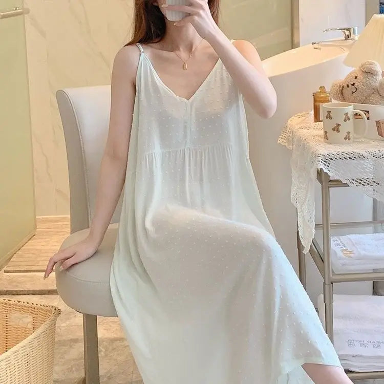 Moonlit Whispers Zomerpyjama Jurk