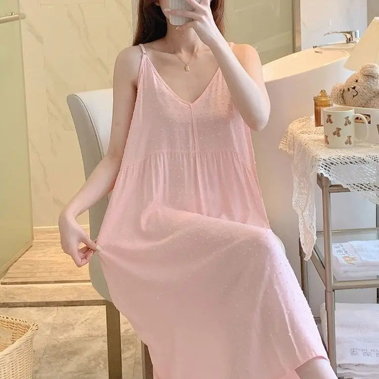 Moonlit Whispers Zomerpyjama Jurk