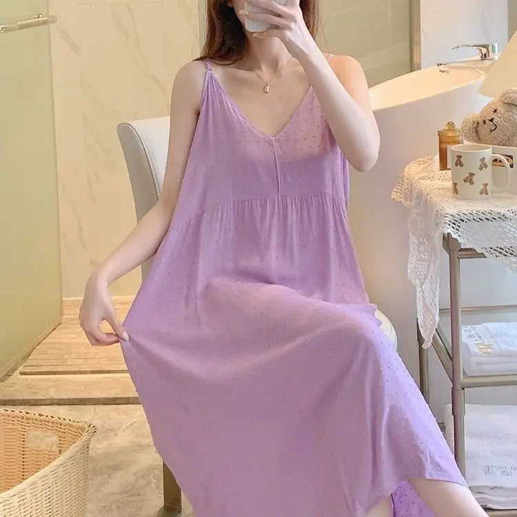 Moonlit Whispers Zomerpyjama Jurk