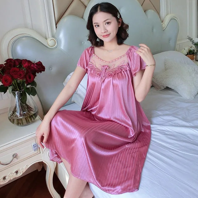Luxe Oversized Satin Nightgown