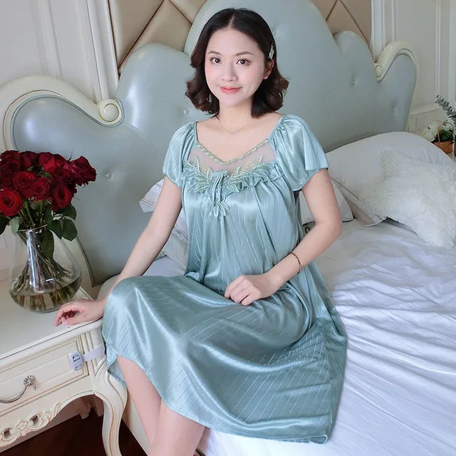 Luxe Oversized Satin Nightgown