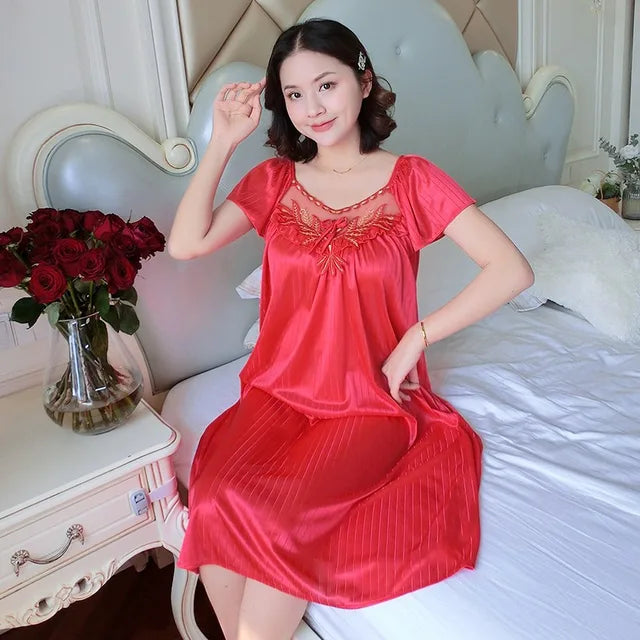 Luxe Oversized Satin Nightgown